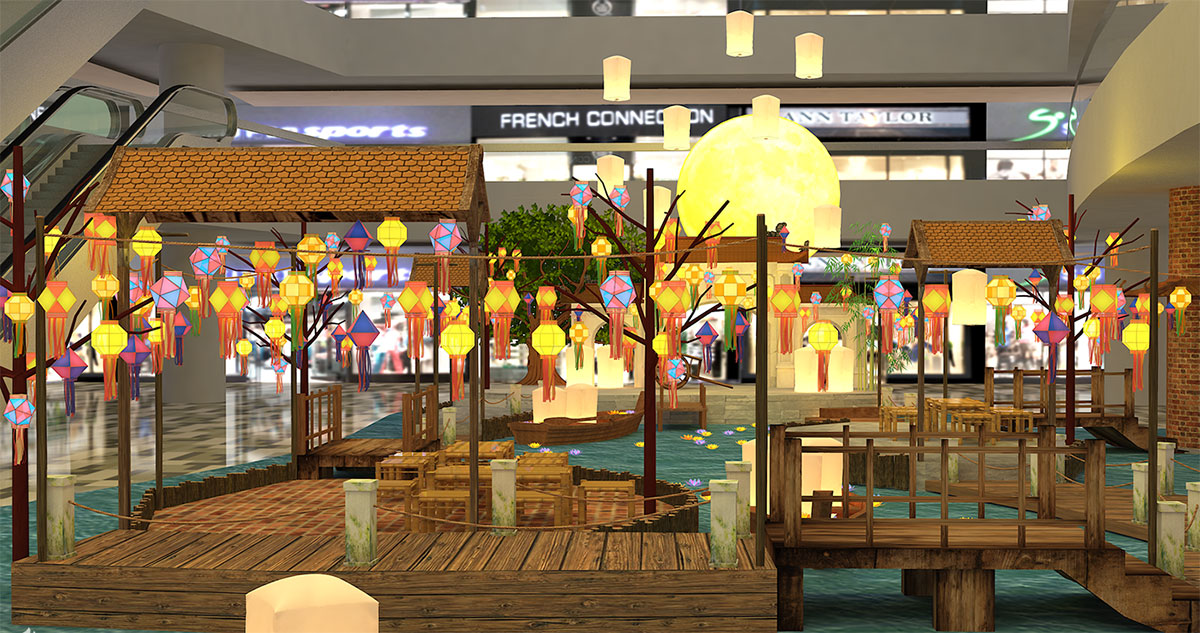 中秋节到了，玉兔会不会都跑到人间这等美景游玩呢？