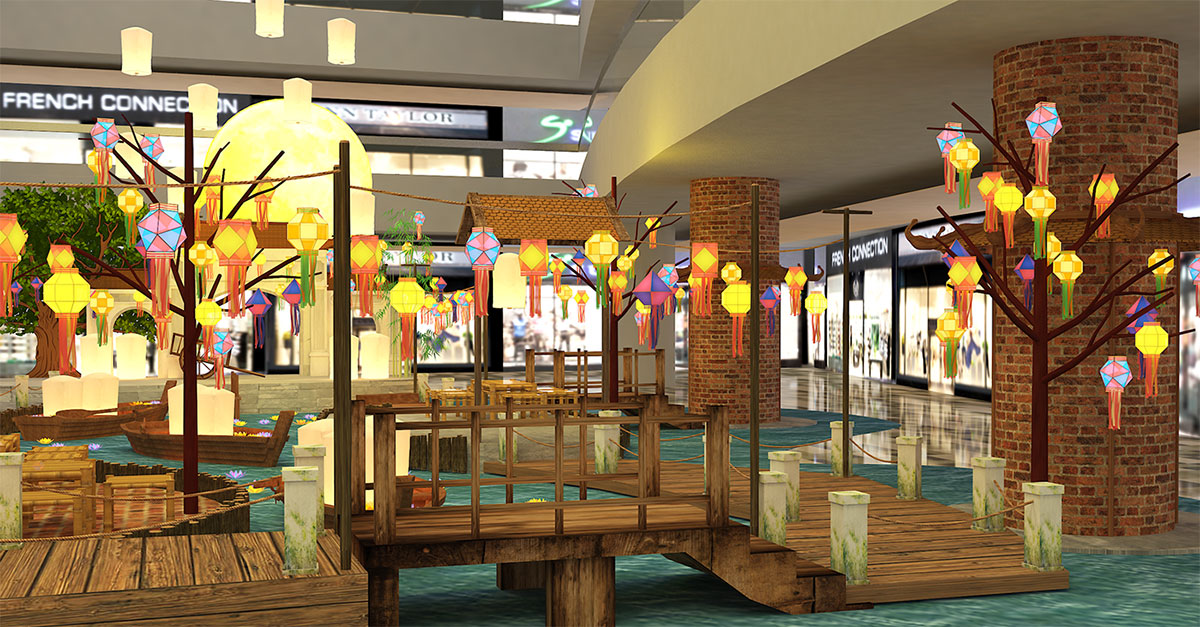 中秋节到了，玉兔会不会都跑到人间这等美景游玩呢？