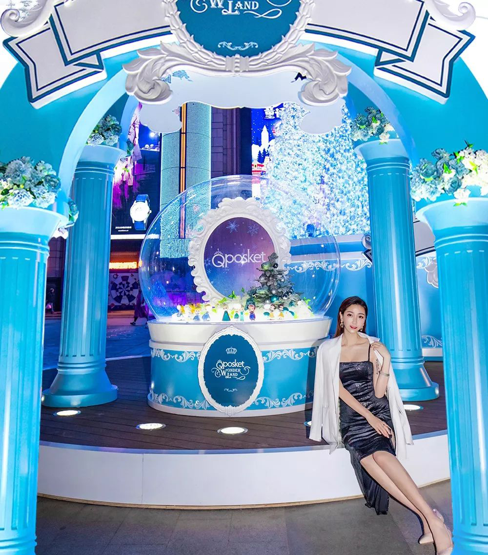 圣诞美陈星光璀璨点亮冬夜，又一精美绝伦童话镇落地了