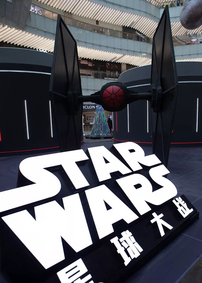 不一样的商场圣诞美陈设计,愿原力与你同在