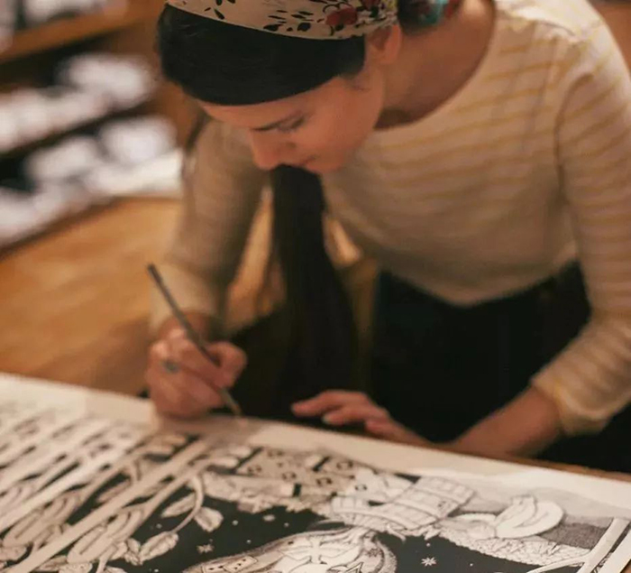 Jayde Fish插画艺术展览邀你一起去看色彩斑澜的大锦鲤