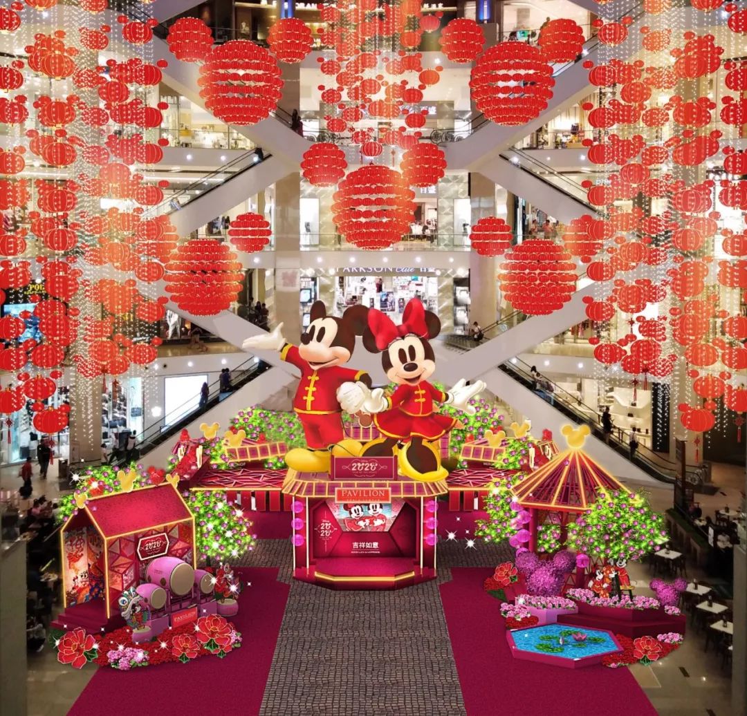 新春商场展览活动就该别开生趣，就算中西合璧也是年味十足