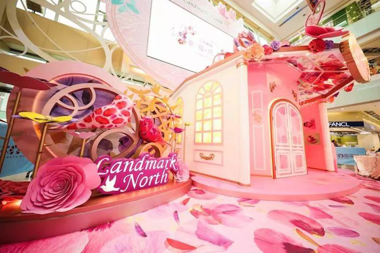 不一样的美陈展览活动设计却诠释着一样的加油祝福心：中国加油