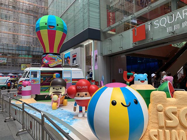 Isquare x Chocotoy香港购物中心美陈装饰设计