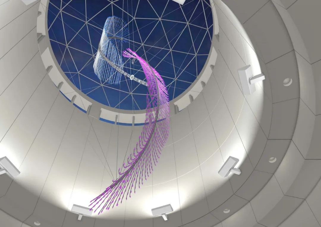 台北捷运站打造的这个艺术展览活动装置已开始翩翩起舞