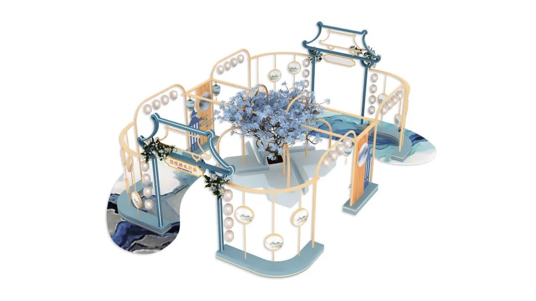 国潮主题美陈展览活动让你瞬间圈粉,话题流量担当也不是盖的