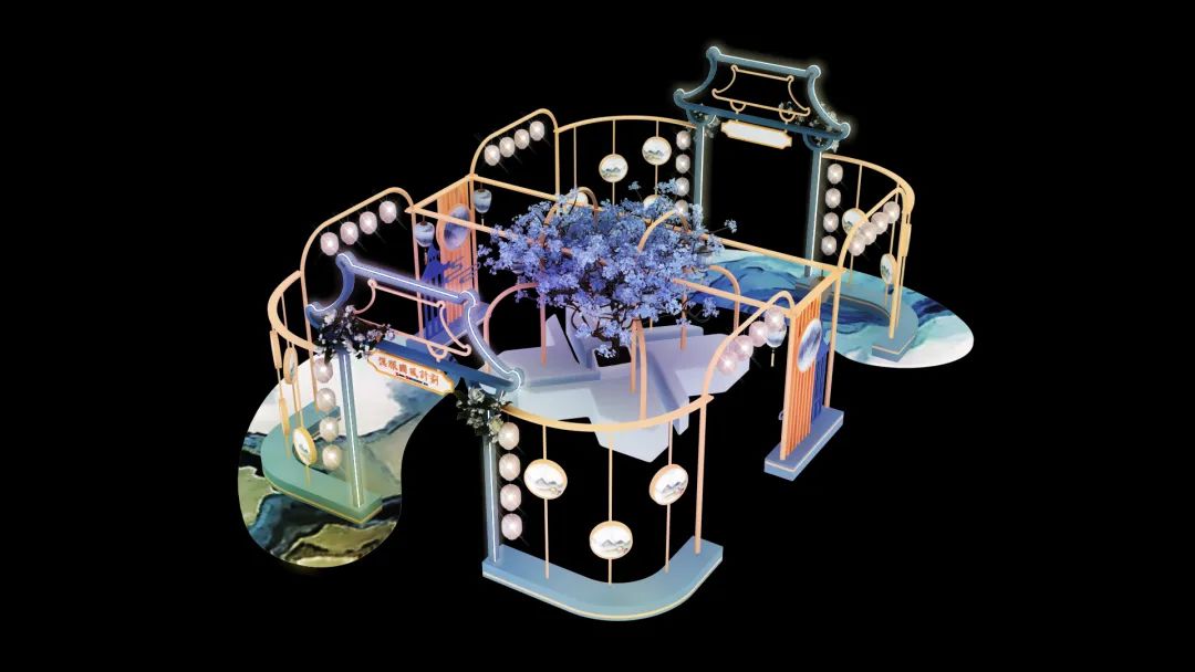 国潮主题美陈展览活动让你瞬间圈粉,话题流量担当也不是盖的