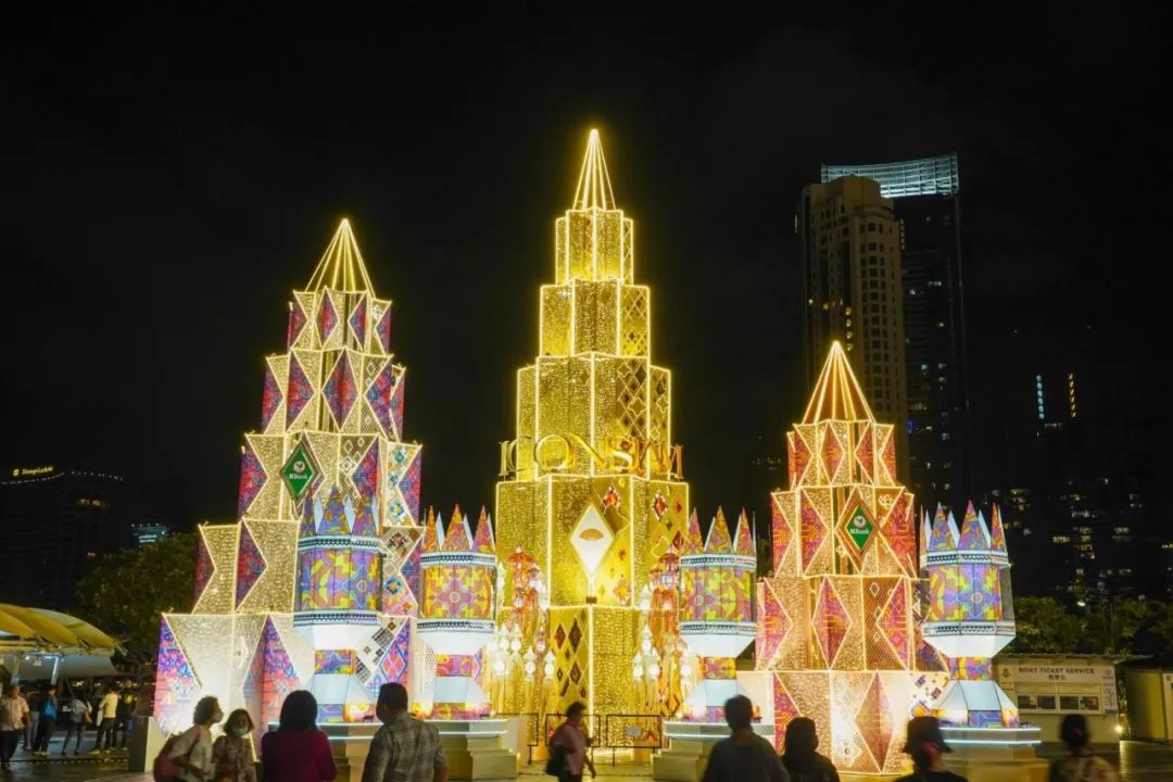 曼谷MAGIC COMES ALIVE圣诞节主题活动策划的灯光秀已成打卡胜地