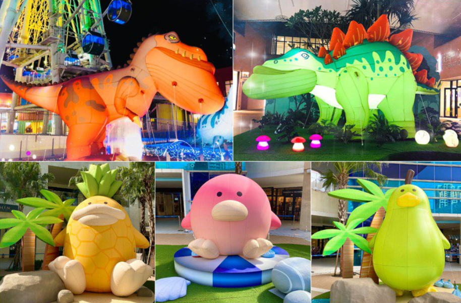 三井Outlet这次的圣诞活动策划的主题场景带你去趟南方热带岛屿