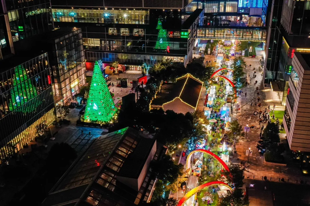 魔都这批圣诞节亮灯活动策划太美了，看点十足 美陈网站 美陈前沿 