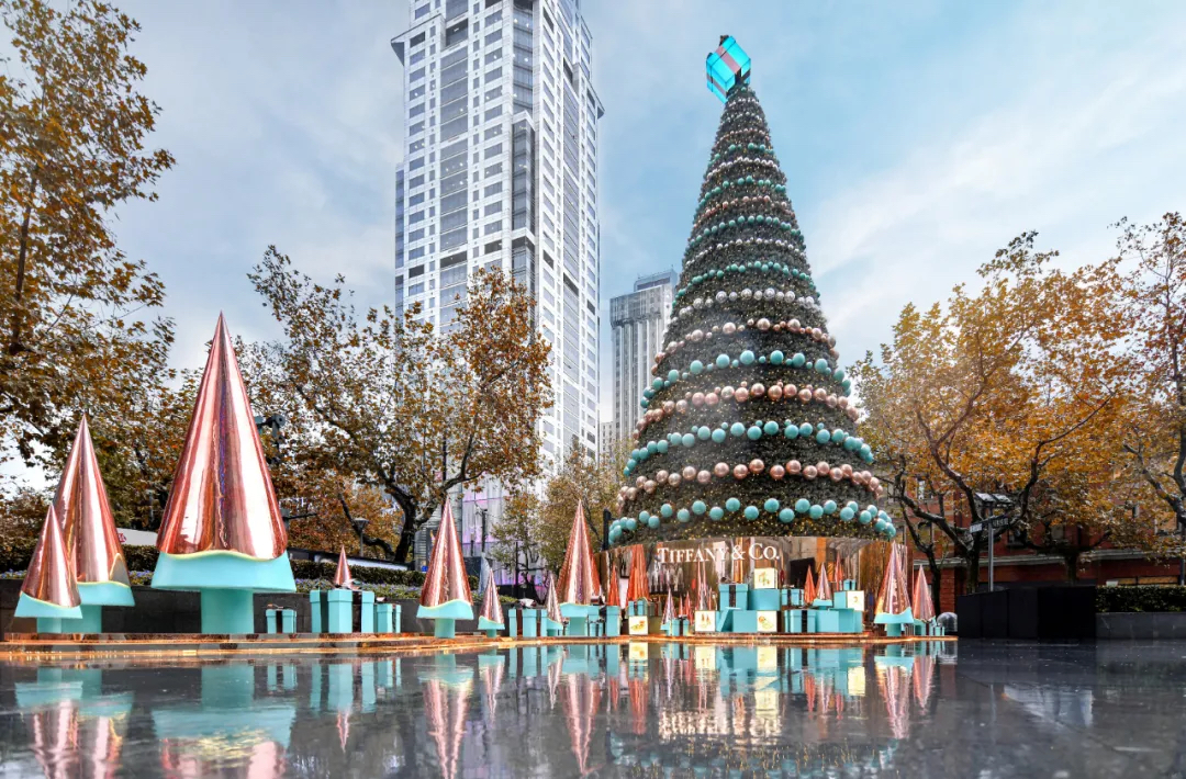 Tiffany圣诞树正式亮灯,蓝色礼盒解锁圣诞活动策划赢惊喜