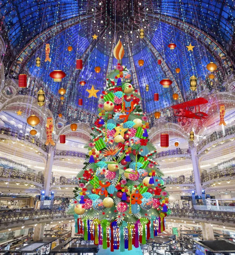 老佛爷「圣诞环游记」主题活动策划以一个历史性事件正式展开